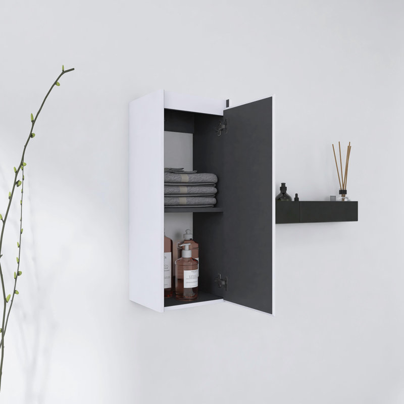 Armoire de salle de bain Dyce, Blanc