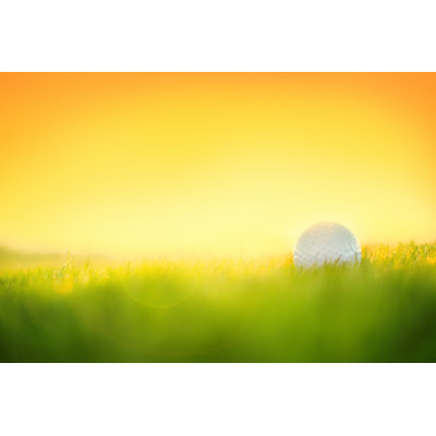 Balle de golf sur un terrain de golf par Gerisima