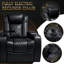 Fauteuil inclinable électrique de 124,4 po pour 4 personnes avec nappa de grain supérieur, relaxation entièrement réglable, charge intelligente, éclairage à DEL RVB dynamique, CAFÉ-1384217802