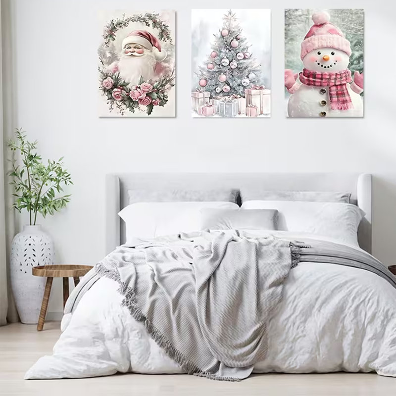 3 Piece Wrapped Canvas Wall Art, 90cm H x 60cm W
