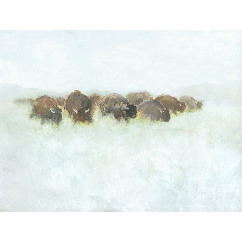 The Herd Painting by Mark Sargent, Image Brush Gel