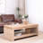 Modern Wood Coffee Table With Beaded Trim-1627526563