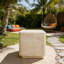 Table d'appoint d'extérieur MGO, beige