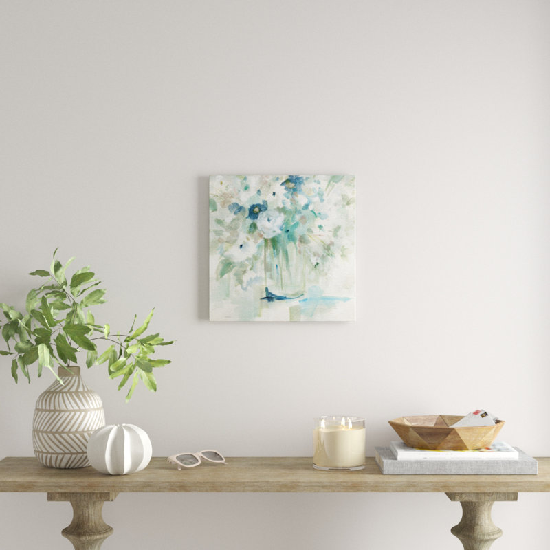 « fleuriing aparters », peinture, H 24 po x l 24 po x p 1,5 po, Toile tendue
