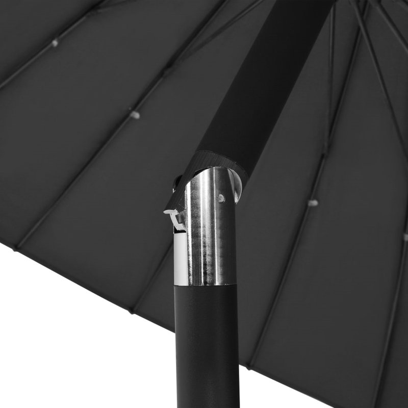 Nesbitt 270cm Tilt Market Parasol, Anthracite