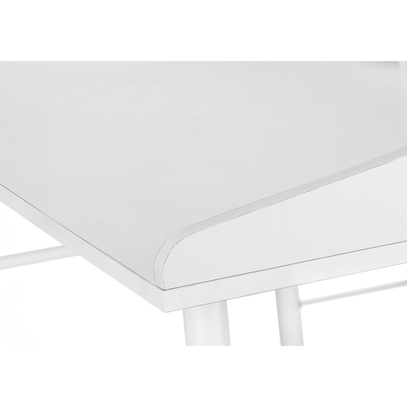 Bureau d'ordinateur, Blanc