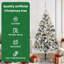  Artificial Christmas Tree with 300 LEDs with Stand Green 180 cm-838361732