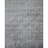 Hand Knotted Area Rug in Charcoal And Grey