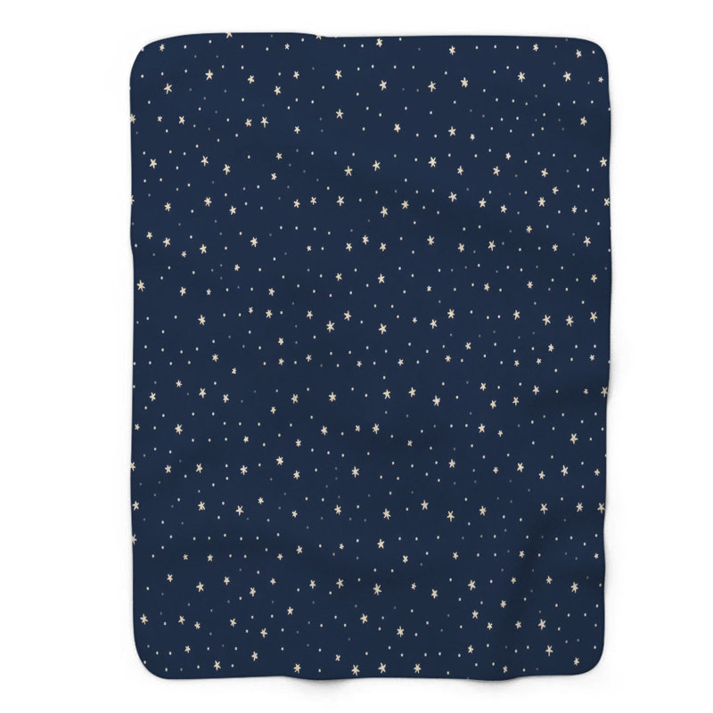 Starry Celestial - 1 Piece Premium Blanket, Queen