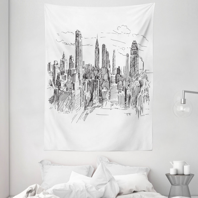Polyester nouvelle tapisserie, H 80 po x l 60 po
