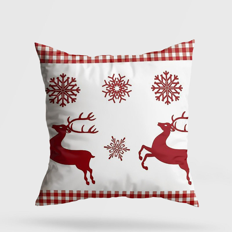 Premium Washable Cushion, 17.0 x 17.0 Inches, 50% Cotton / 50% Polyester, Silicone Filling, Concealed Zip | Soft, Comfortable & Ironable | Perfect for Home Decor, Living Room & Bedroom Accents