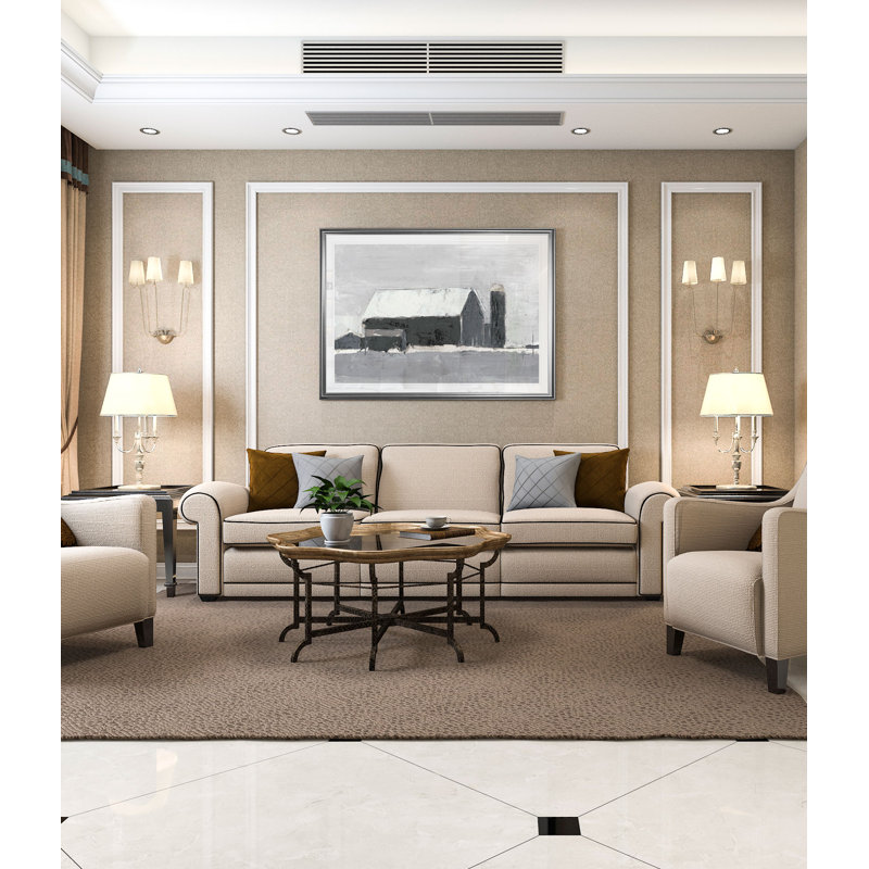 « dynamic grange i », impression, H 20 po x l 24 po x P 1,5 po, Cadre argenté