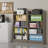 5-Shelf Multi-Functional Modern Wood Bookcase,-1759672736