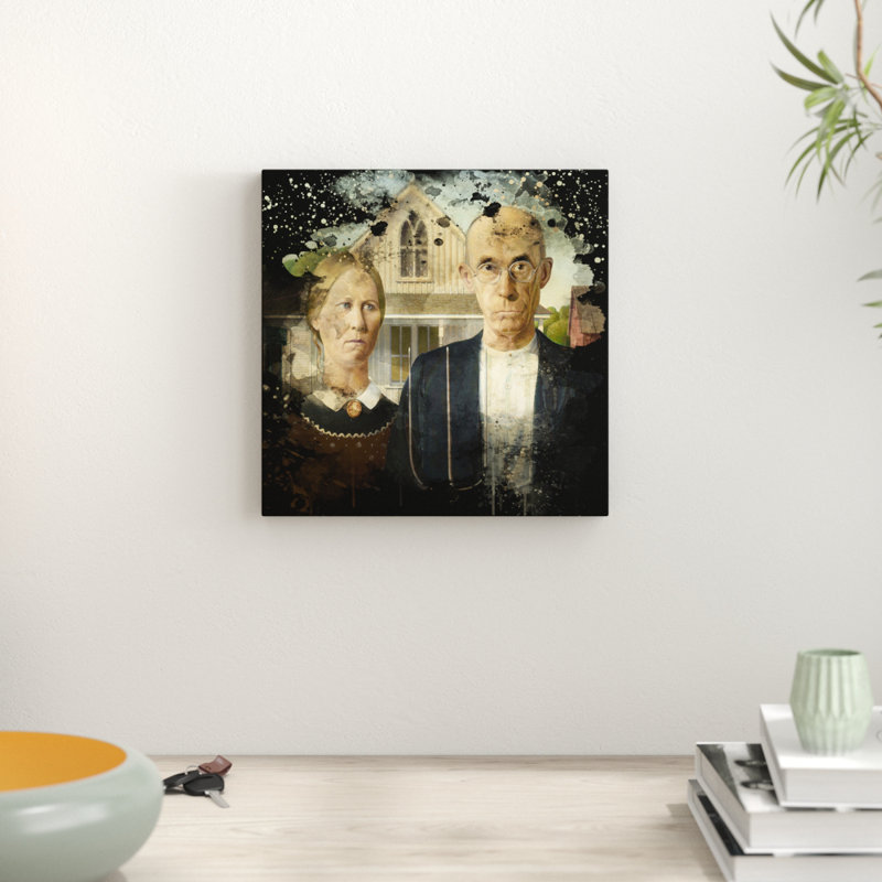 Grant Wood - Wrapped Canvas Print, 50cm H x 50cm W