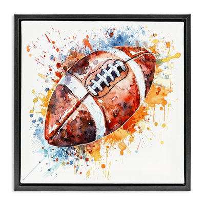  "Football", art mural encadré "Splash" par LSR Design Studio