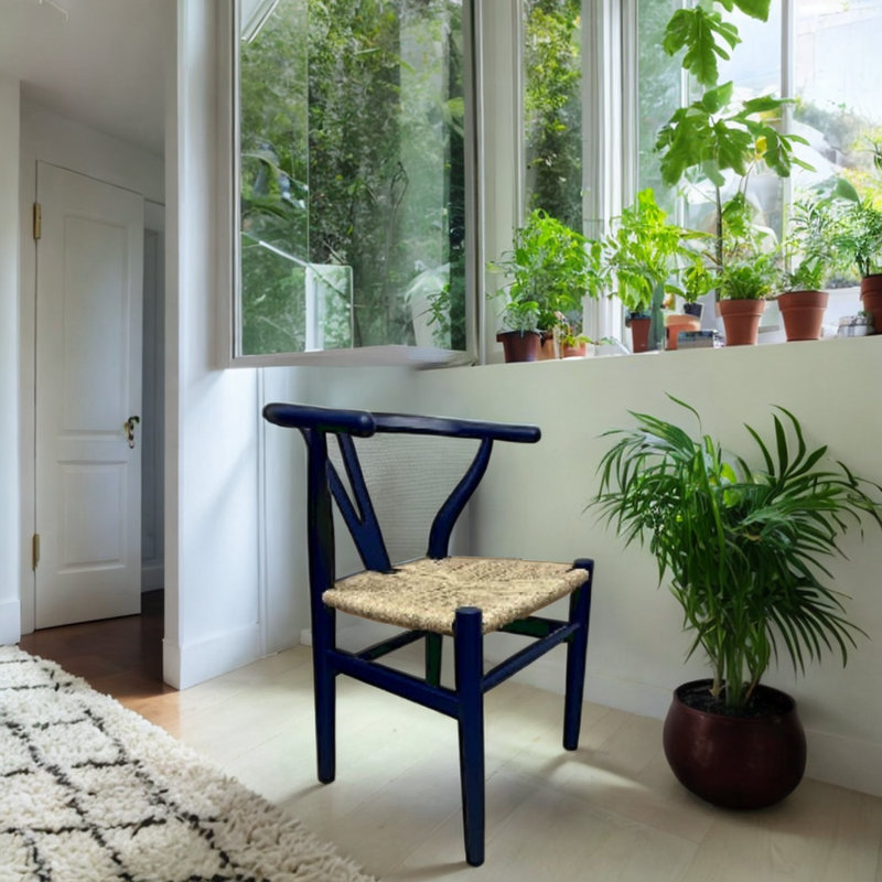 Amish Dining Armchair by Modway, Mid Night Blue