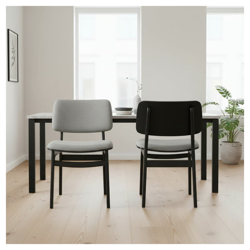 Chaises de salle à manger rembourrées Amil
