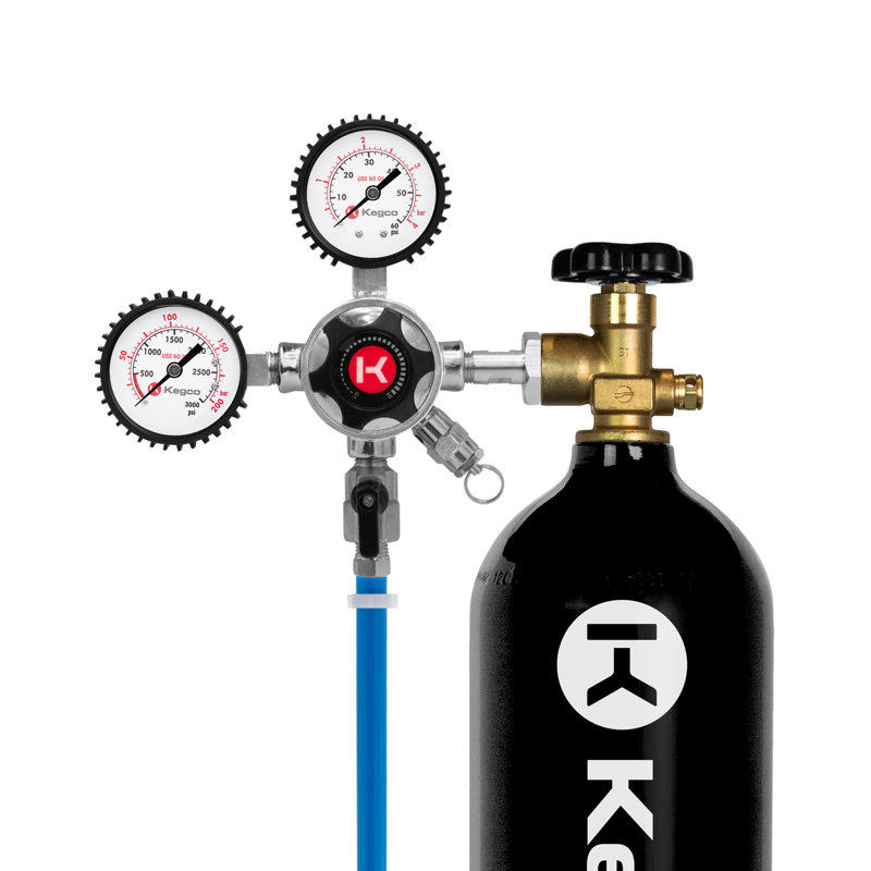 Kegco Elite Series Dual Gauge Nitrogen Draft Beer Regulator