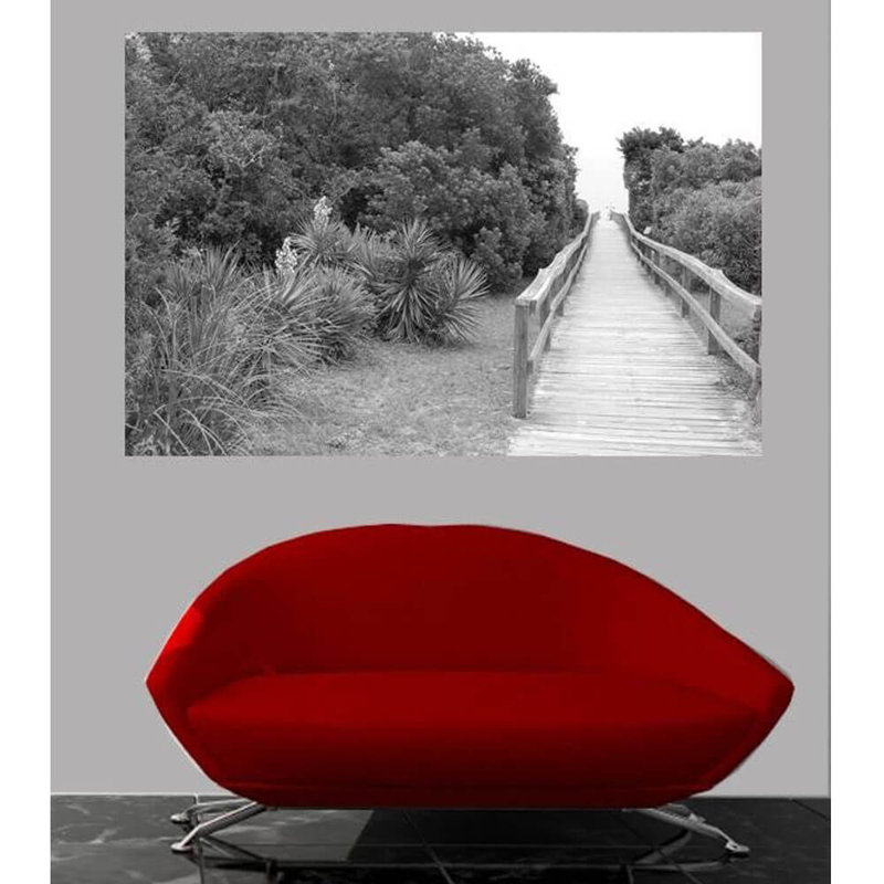Décalcomanie murale bridge , 24 po x 36 po