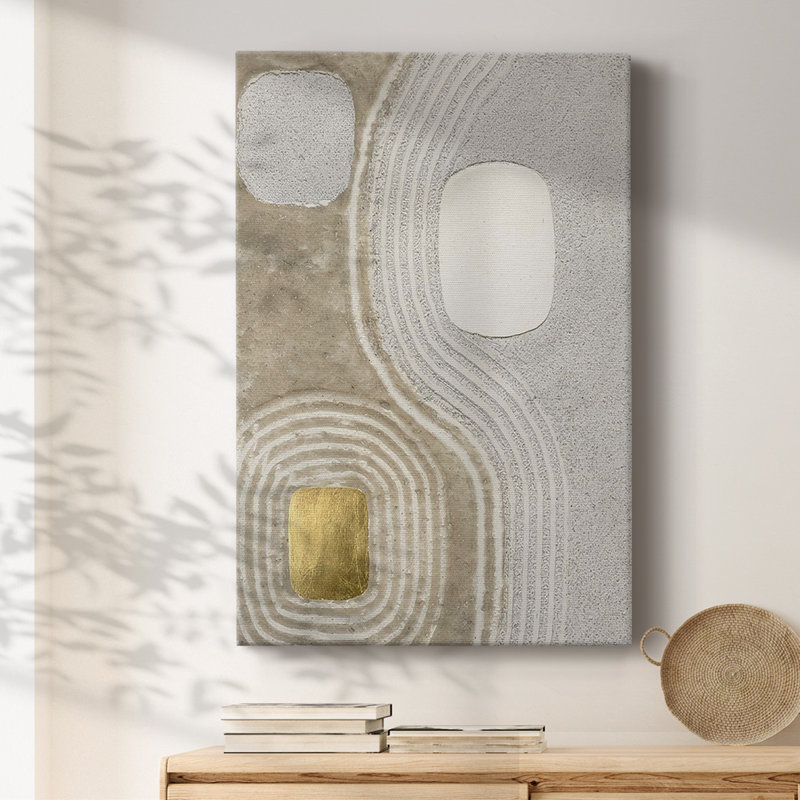 Golden Ishi I sur impression sur toile, H 27 po x l 18 po
