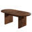 62.99-Inch Oval Solid Wood Dining Table For Dining Room, Kitchen