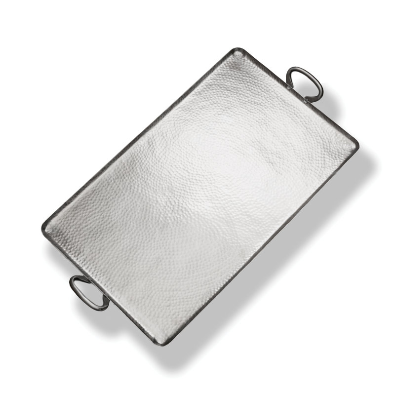 GRILLE, acier inoxydable, martelé, grand, H 4,1 po x l 16,6 po x L 31,5 po