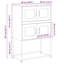 Highboard 68X39x107 Cm Steel-1058878616