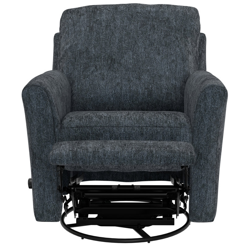 Belton Swivel Glider Recliner, Blue