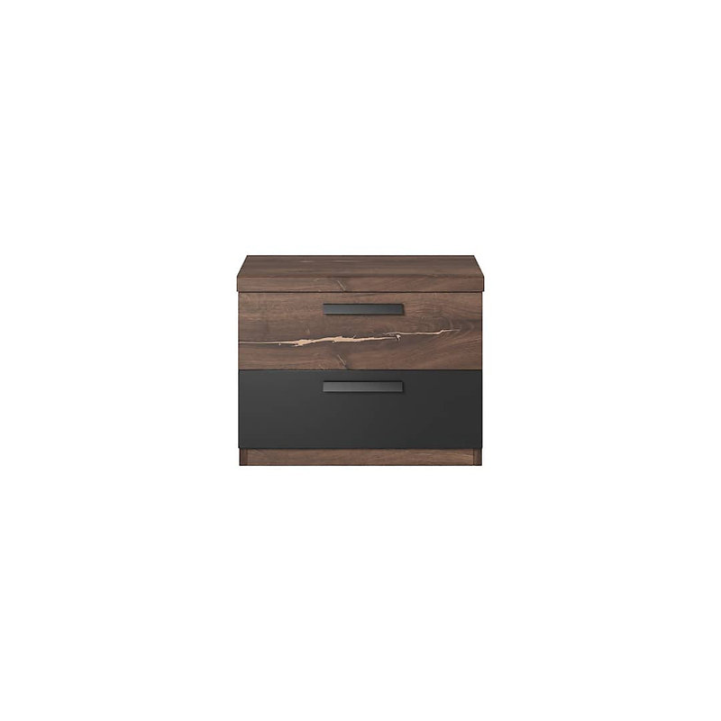 Sigma 46cm W Manufactured Wood Bedside Table