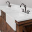 Paisley 72 In. Double Sink Carrara White Marble Countertop Vanity In Rustic Sienna With Mirror-1897985670