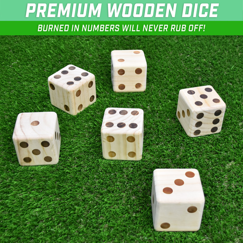 Giant Dice Set with Carrying Case