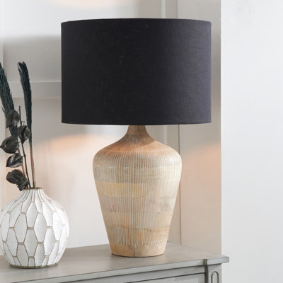 Wood Table Lamp
