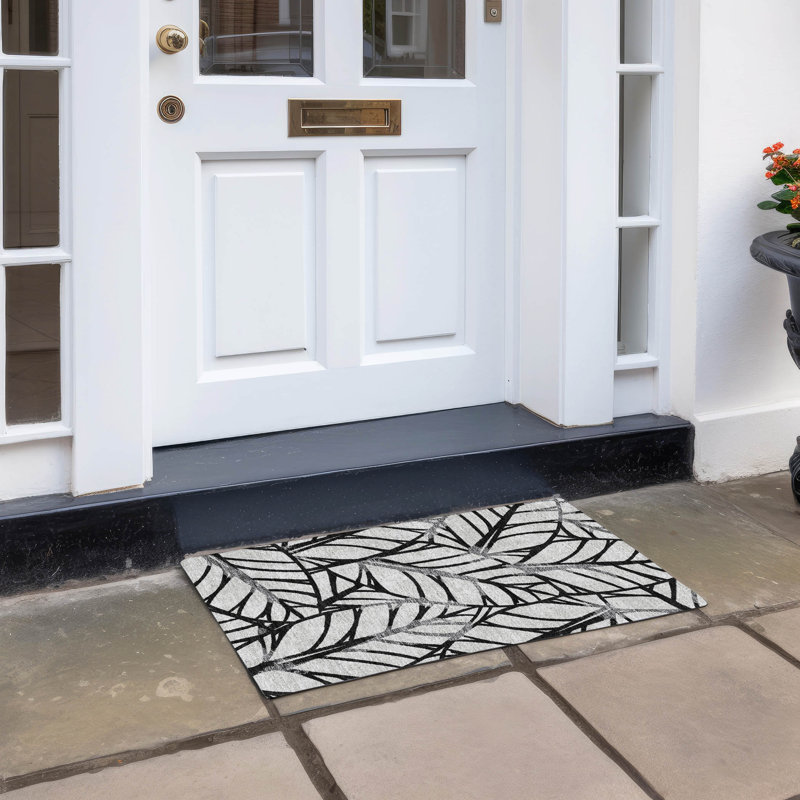 Tapis intérieur / extérieur Neysa, Rectangle 1 pi 8 po x 2 pi 6 po