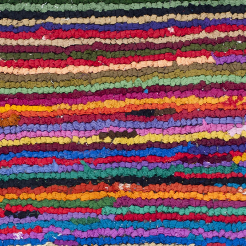 Cleaves Abstract Cotton Hand Woven Area Rug, Rectangle 122 x 183 cm