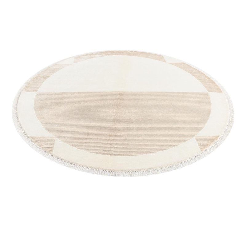Round Munoz Beige Rug