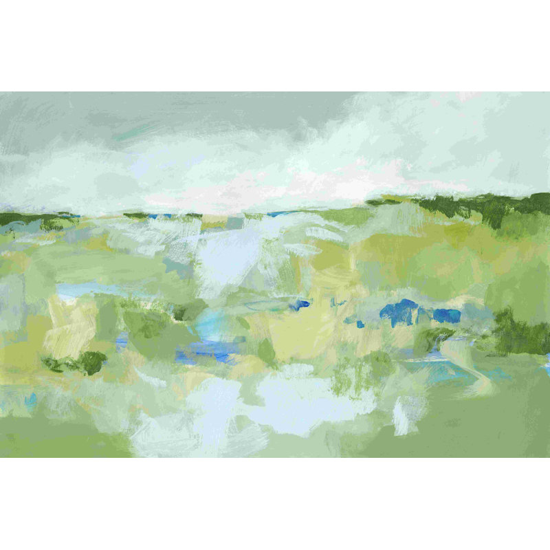 Printemps vert I, H 12 po x l 18 po