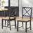 2 - Person Solid Wood Solid Wood Top Four Leg Dining Set-628347283-628347284