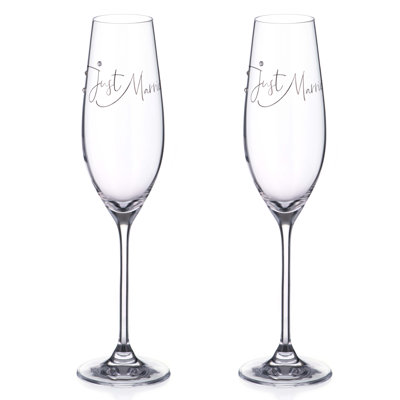 Swarovski 210ml Crystal Flute Set