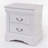 White 2-Drawer Nightstand-1051489504