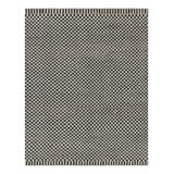 Rug & Kilim’S Contemporary Rug In Black And White Checkerboard Geometric Pattern