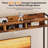Didi 120cm W Rectangle Computer Desk with Hutch and Cabinet Home Office Desk Gaming Desk-1205409039