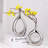 Bright Silver Vase Ceramic