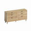 Commode 59 "en rotin avec tiroirs