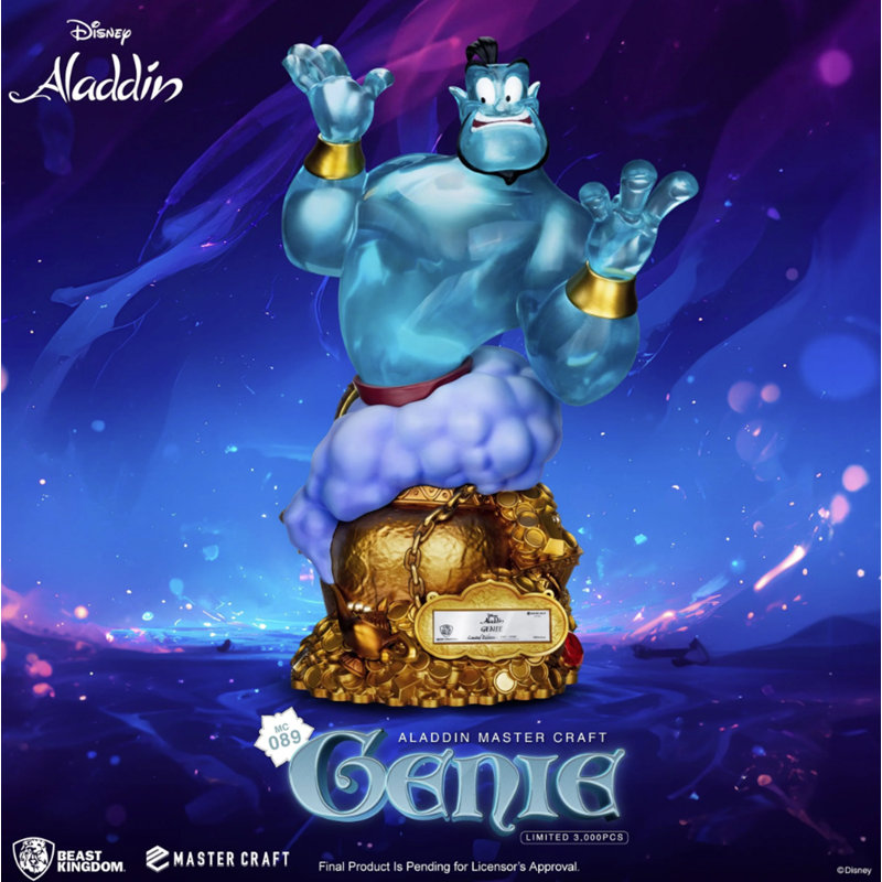 Aladdin Master Craft Genie Table Top Statue