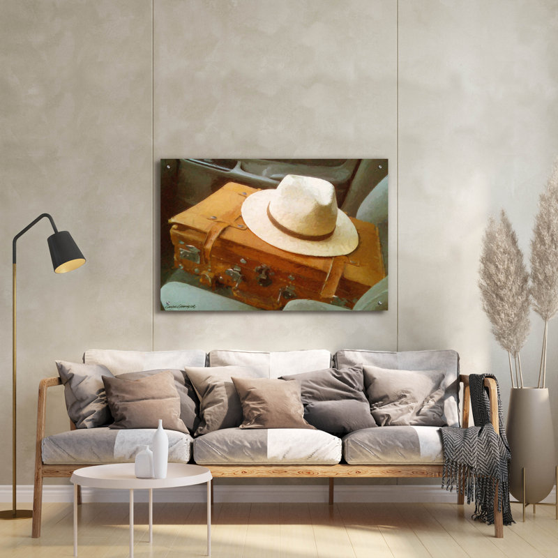 «The End» par Carlos Casamayor, art mural en verre acrylique, H 24 po x l 36 po x P 0,2 po