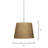 Adriti 2 - Light Brown Shaded Pendant