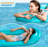 Inflatable Pool Lounger Float, Water Hammock Floatie For Swimming Pool Tanning Lounge Floating Pool Party Toy For Adults Kids
