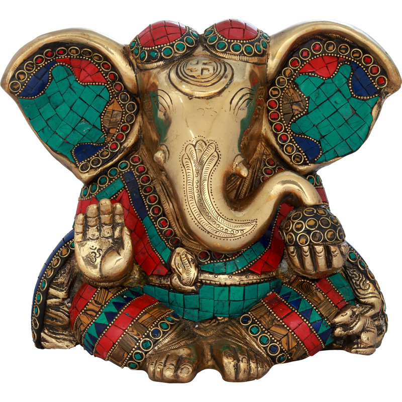 Incrustation de bénédiction Ganesha avec grandes oreilles