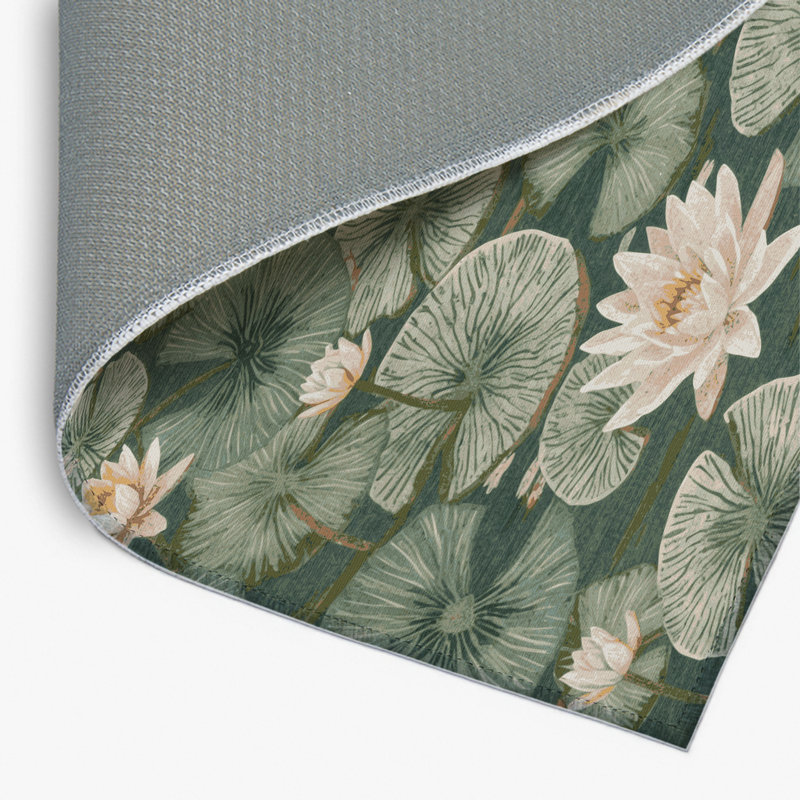 Tapis d'intérieur et d'extérieur brun Botanical, Rectangle 4pi x 6 pi