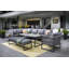 Dubai Rectangular Corner Platform Set with Lounge Chair